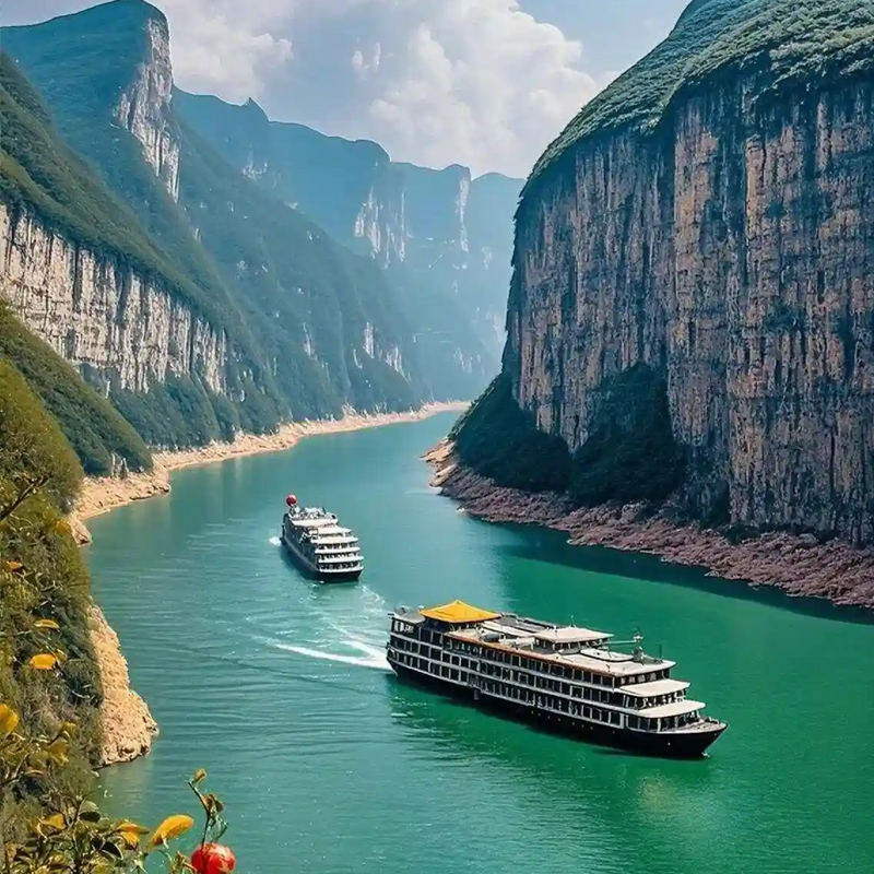 （國(guó)旅自組）【五星游三峽】長(zhǎng)江三峽、星際阿波羅游輪、三峽大壩、重慶洪崖洞、解放碑、熊貓?jiān)冯p高純玩6天親子游